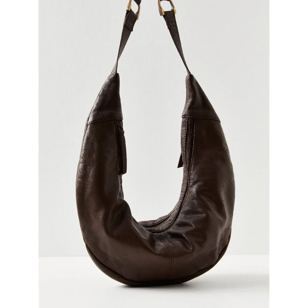 Free People Dark Brown Shoulder Bag - Picture 4 of 8
